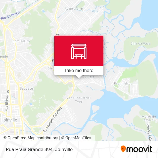 Rua Praia Grande 394 map