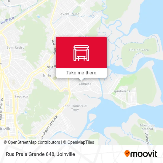 Rua Praia Grande 848 map