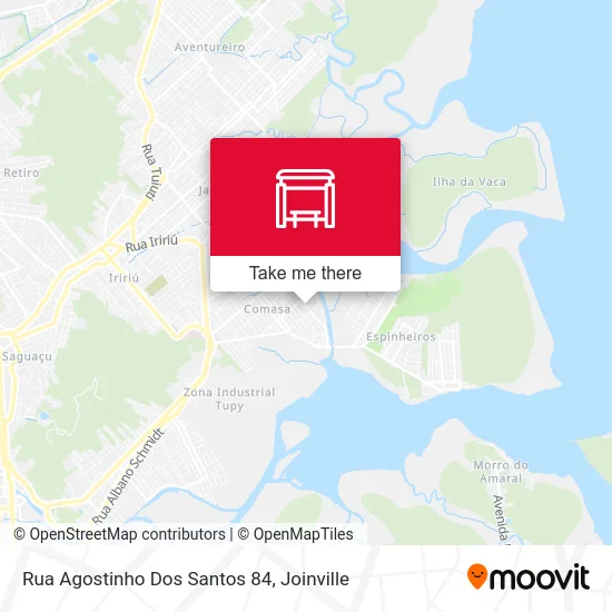 Rua Agostinho Dos Santos 84 map