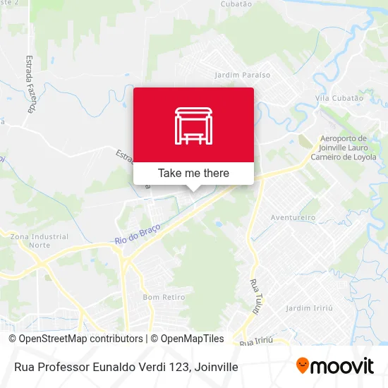 Rua Professor Eunaldo Verdi 123 map