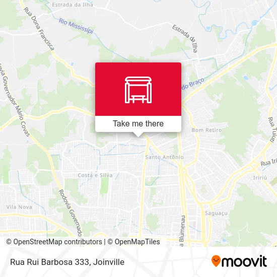 Rua Rui Barbosa 333 map