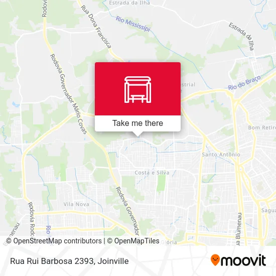 Rua Rui Barbosa 2393 map