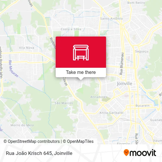 Rua João Krisch 645 map