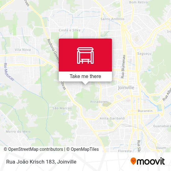 Rua João Krisch 183 map