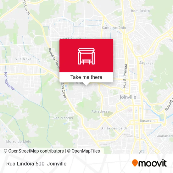 Rua Lindóia 500 map