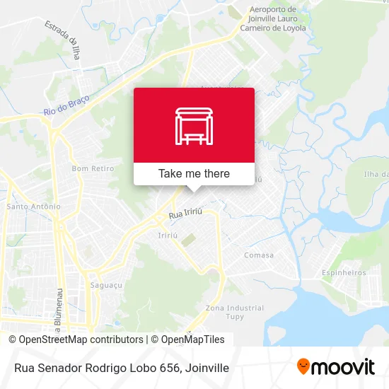 Rua Senador Rodrigo Lobo 656 map