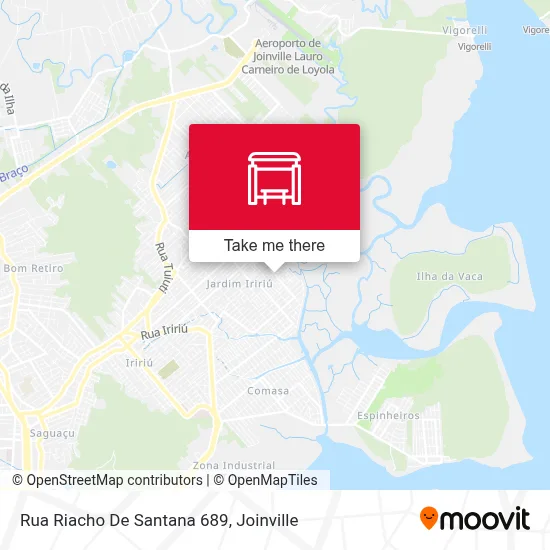 Rua Riacho De Santana 689 map