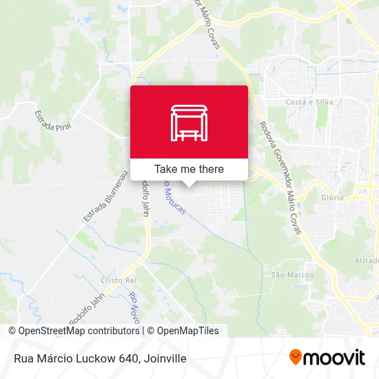 Rua Márcio Luckow 640 map