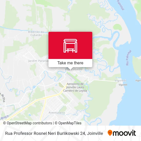 Rua Professor Rosnel Neri Burlikowski 24 map