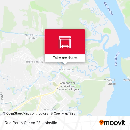 Rua Paulo Gilgen 23 map