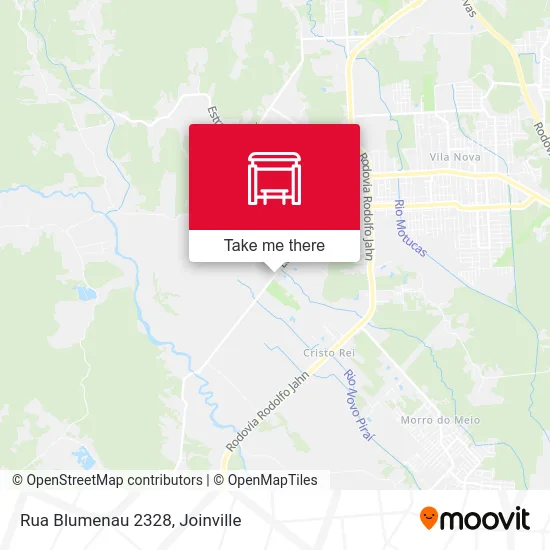 Rua Blumenau 2328 map