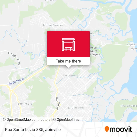 Rua Santa Luzia 835 map