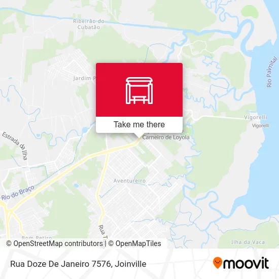 Rua Doze De Janeiro 7576 map