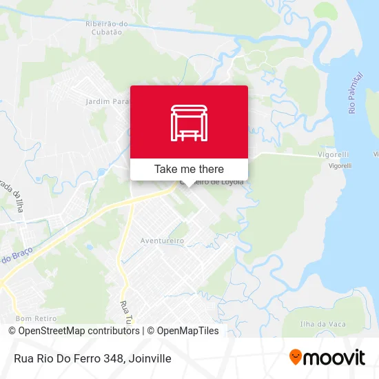 Rua Rio Do Ferro 348 map