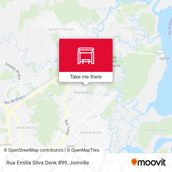 Rua Emília Silva Denk 899 map