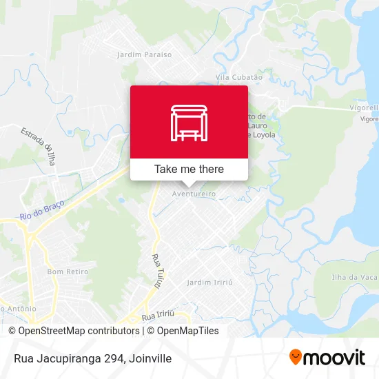 Rua Jacupiranga 294 map