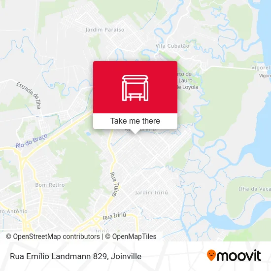 Rua Emílio Landmann 829 map
