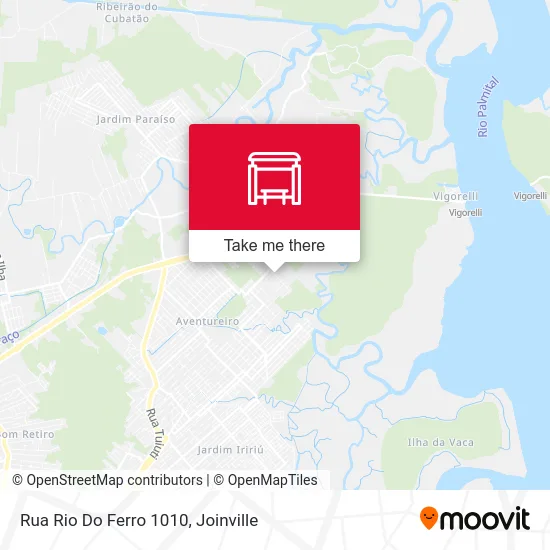 Rua Rio Do Ferro 1010 map