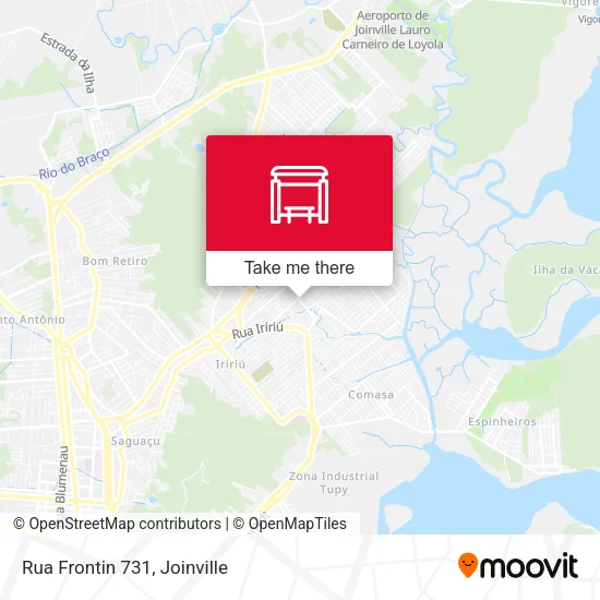 Rua Frontin 731 map