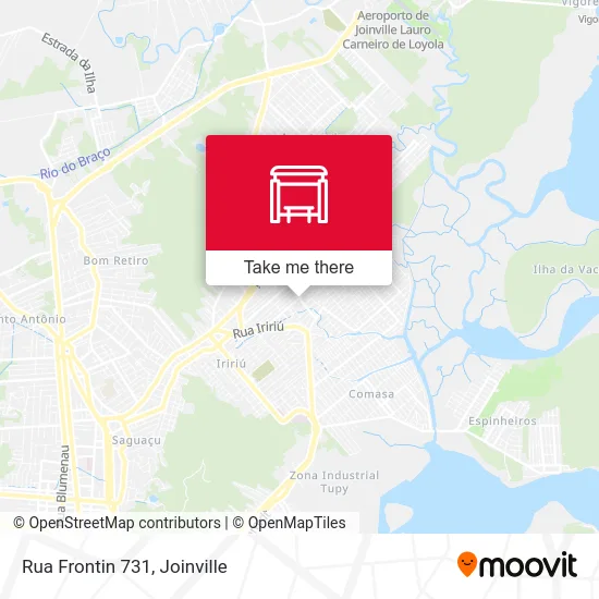 Rua Frontin 731 map