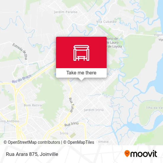 Rua Arara 875 map