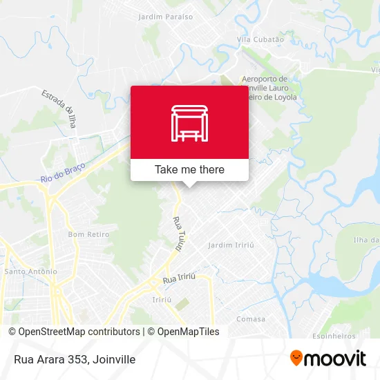 Rua Arara 353 map