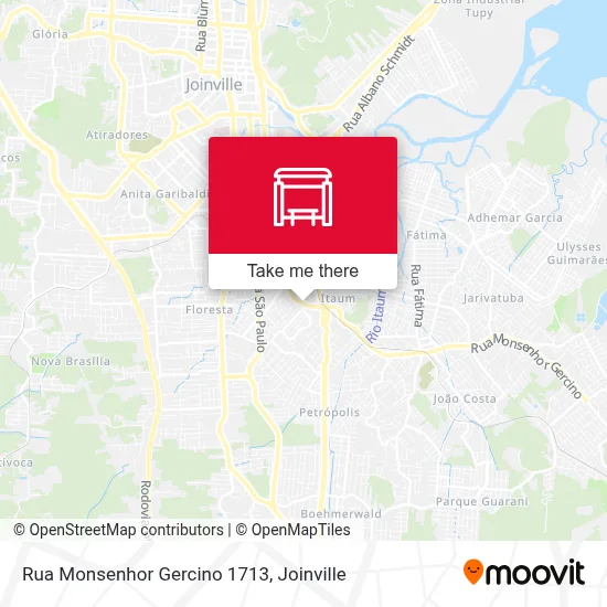 Rua Monsenhor Gercino 1713 map