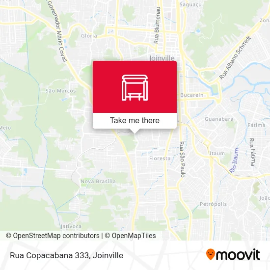 Rua Copacabana 333 map