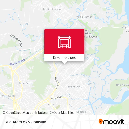 Rua Arara 875 map