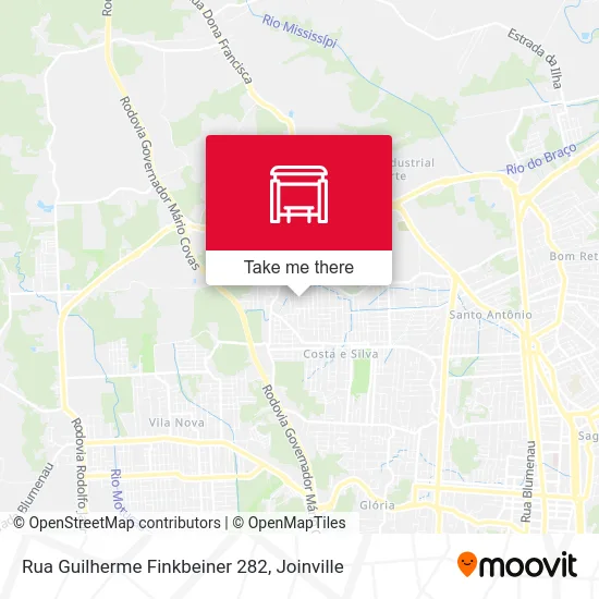 Rua Guilherme Finkbeiner 282 map