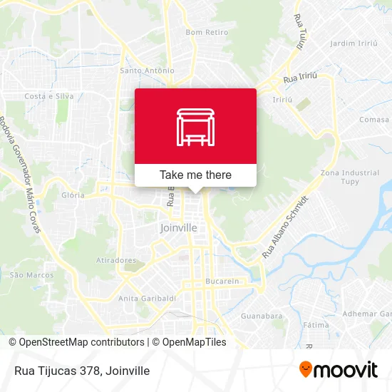 Rua Tijucas 378 map