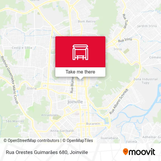 Rua Orestes Guimarães 680 map