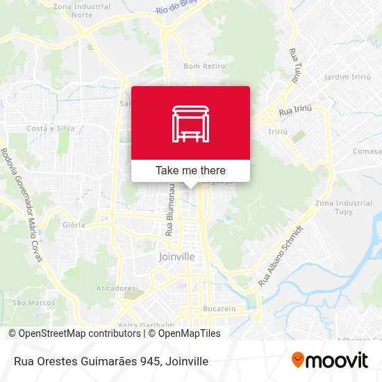 Rua Orestes Guimarães 945 map