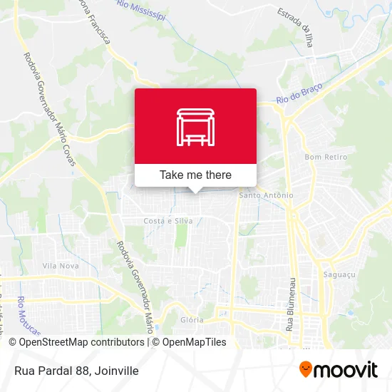Rua Pardal 88 map