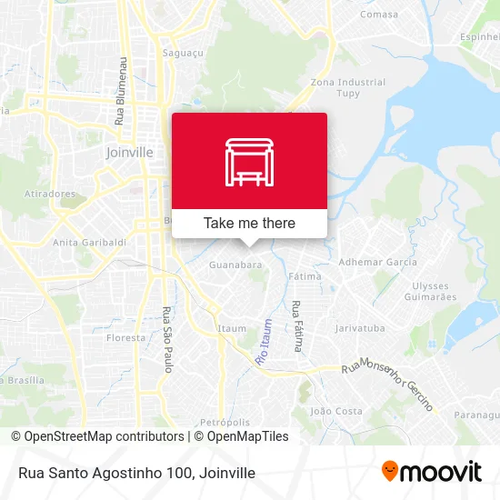 Rua Santo Agostinho 100 map