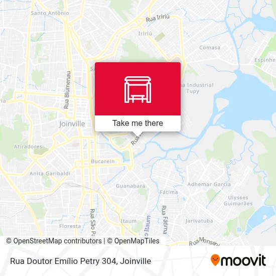 Rua Doutor Emílio Petry 304 map