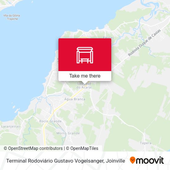 Terminal Rodoviário Gustavo Vogelsanger map