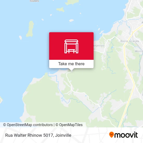 Rua Walter Rhinow 5017 map