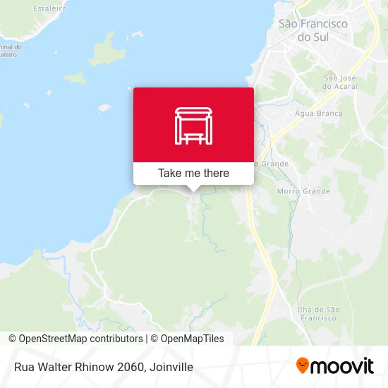 Rua Walter Rhinow 2060 map