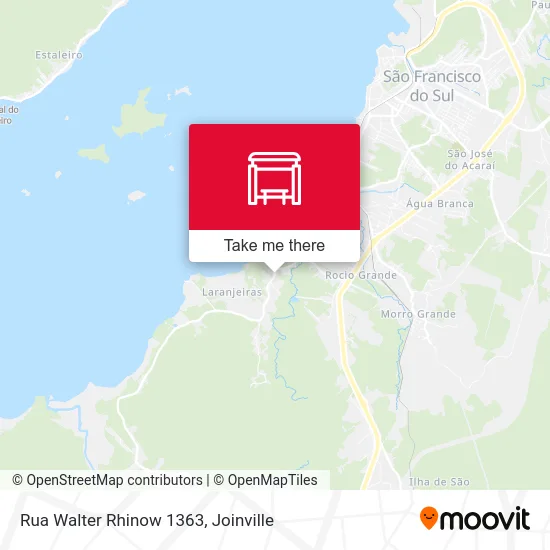 Rua Walter Rhinow 1363 map