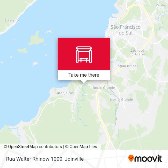 Rua Walter Rhinow 1000 map