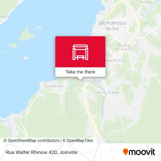 Rua Walter Rhinow 420 map