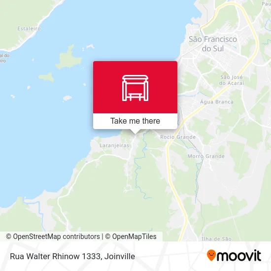 Rua Walter Rhinow 1333 map