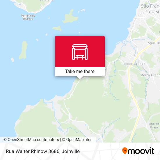 Rua Walter Rhinow 3686 map