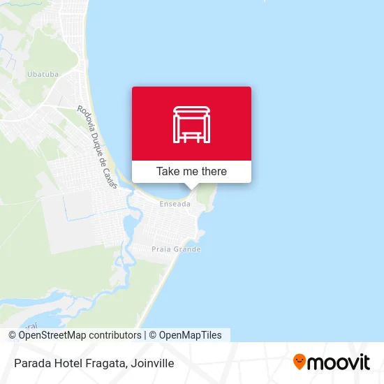 Parada Hotel Fragata map