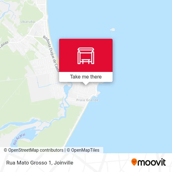 Rua Mato Grosso 1 map
