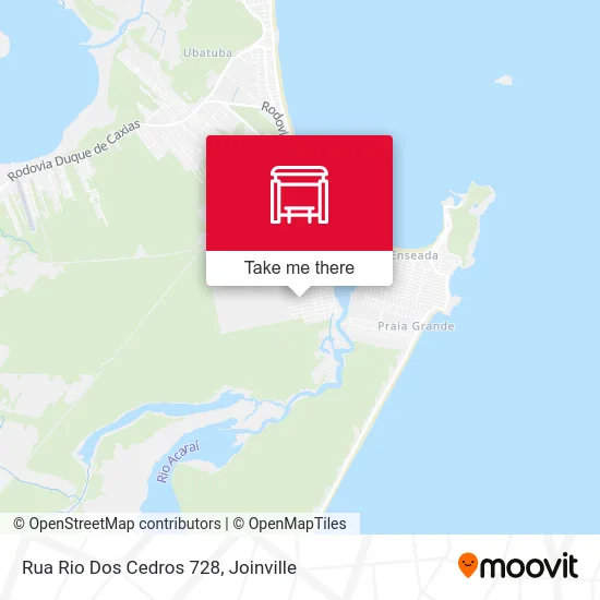 Rua Rio Dos Cedros 728 map