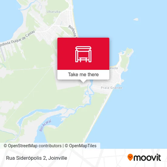 Rua Siderópolis 2 map