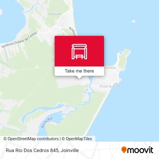 Rua Rio Dos Cedros 845 map