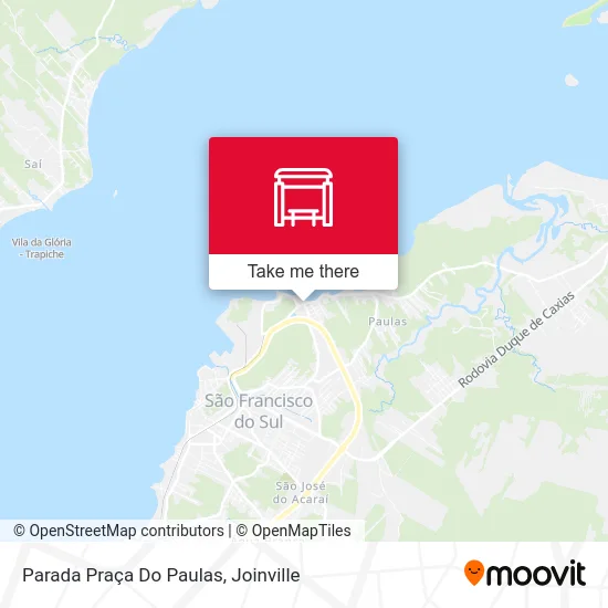 Parada Praça Do Paulas map